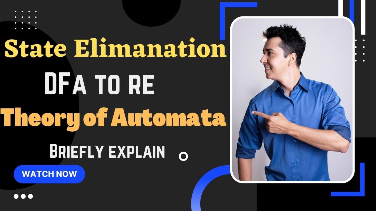Finite Automata to Regular Expression using State Elimination Method | Ahmad creation4u | part 1
