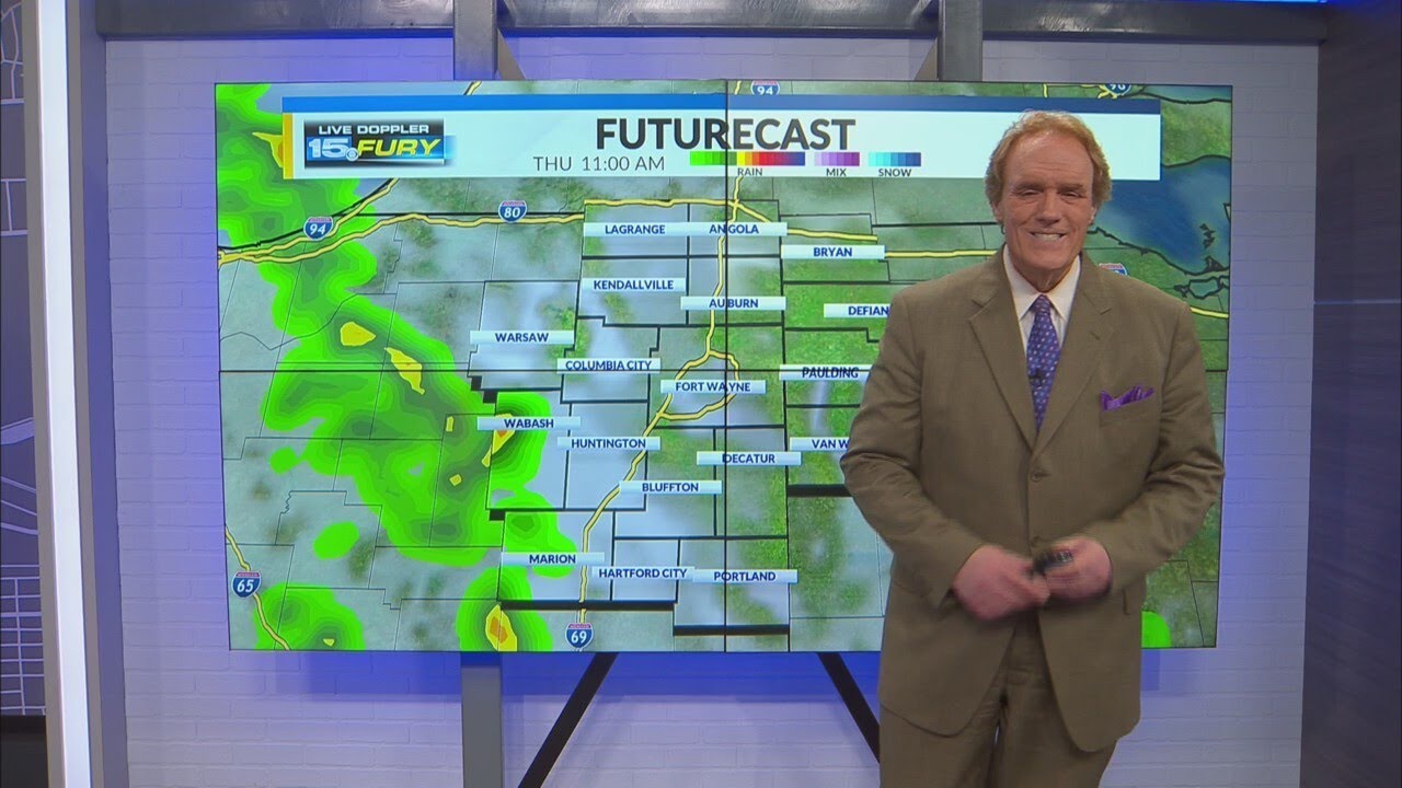Scattered showers and storms through this afternoon - YouTube
