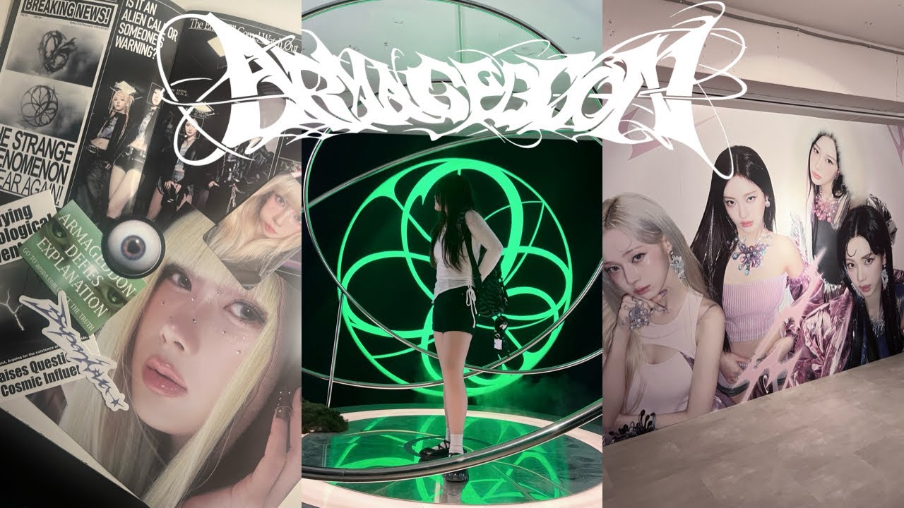 ✰마이브이로그✰ Armageddon POP-UP STORE 에스파 아마겟돈 팝업스토어 • 카페 시즈니 노룬산 떡볶이 도영세트 • 시즈니 브이로그 에스파 • 240609