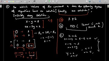 Understanding Systems of Equations (One Solution, No Solution, and Infinitely Many Solutions