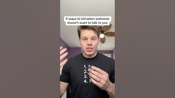 4 ways to tell when someone doesn’t want to talk to you #peopleskills #andrewgodwin