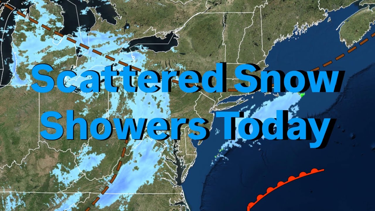 Scattered Snow Showers Today - YouTube