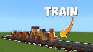 MINECRAFT : HOW TO BUILD A TRAIN