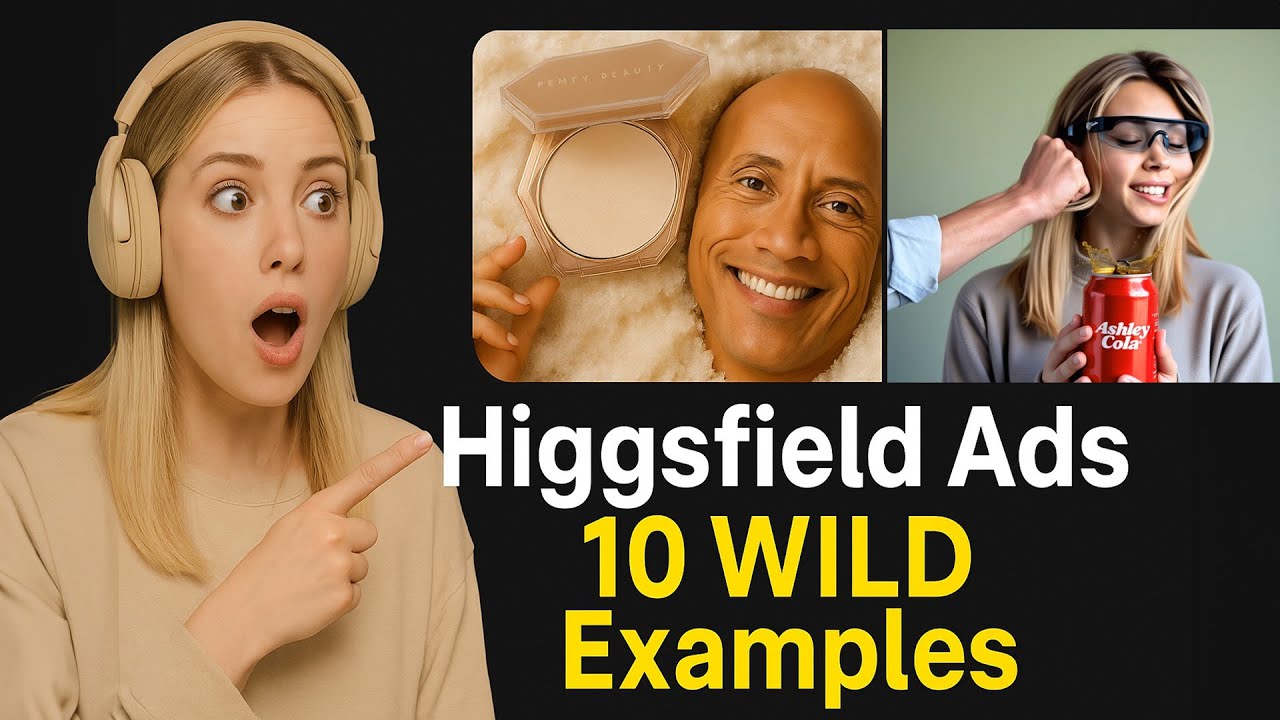 Higgsfield AI Ads 10 WILD Examples - Tutorial