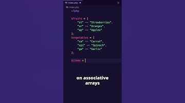 The BEST WAY to Combine Arrays in PHP #php #shorts