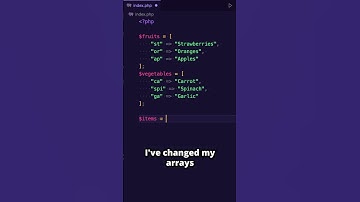 The BEST WAY to Combine Arrays in PHP #php #shorts