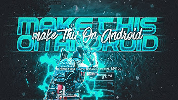 Make This Amazing Pubg Mobile Thumbnail On Android | Pstouch | Pixellab | RTG