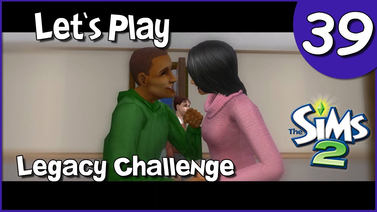 Let's Play The Sims 2 Legacy Challenge #39 - First Kiss - YouTube