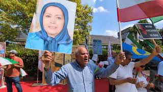 260725_Protests against executions in Iran in Brussels