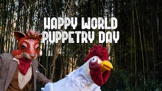 Happy 2021 World Puppetry Day! Short Puppet Film by Alex and Olmsted 770 views 3 years ago 1 minute, 42 seconds