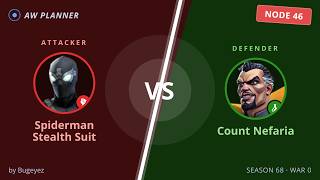 S68 War 0: Spiderman Stealth Suit vs 46 Count Nefaria