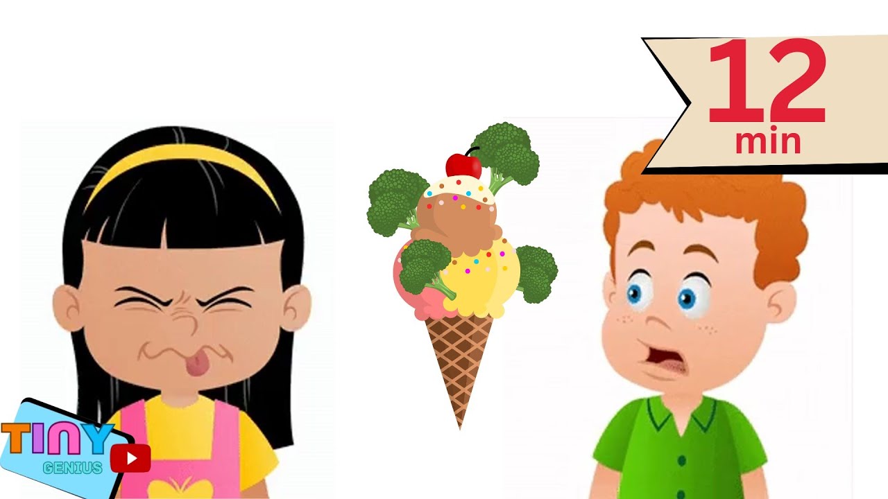 Do you like broccoli ice cream 😋 | no i don't yakky 🤢| Do you like song | kids learning vedio