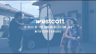 The Omega Reflector, the world's first 15-in-1 shoot through reflector!