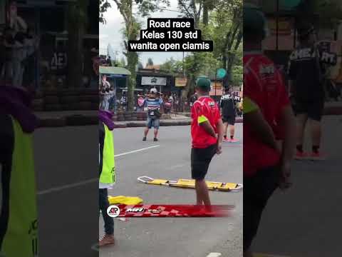 road race di ciamis 130 std wanita #roadrace2025 #otomotifindonesia #vlog #balapmotor #ciamis