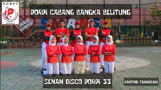 Senam Disco PORPI 33 Cabang Bangka Belitung Ranting Tamansari