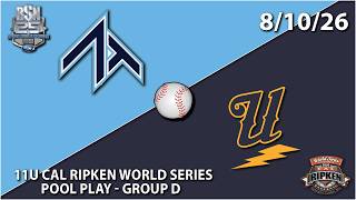 Hawaii Kai vs Unionville: 2026 Cal Ripken 11U World Series: Pool Play Game 24: Field Major - 8/10/26
