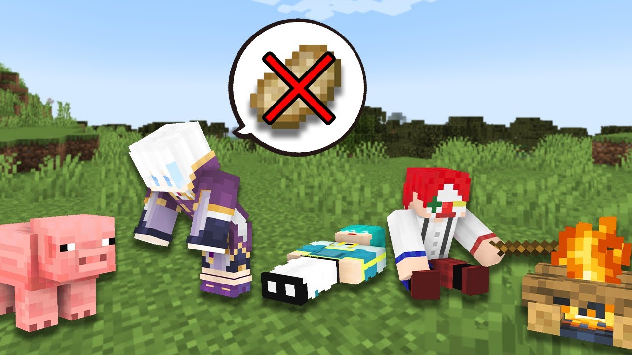 Minecraft] Eating is prohibited!? Defeating the super-brutal Ender