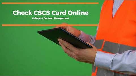 How to Check CSCS Card Online