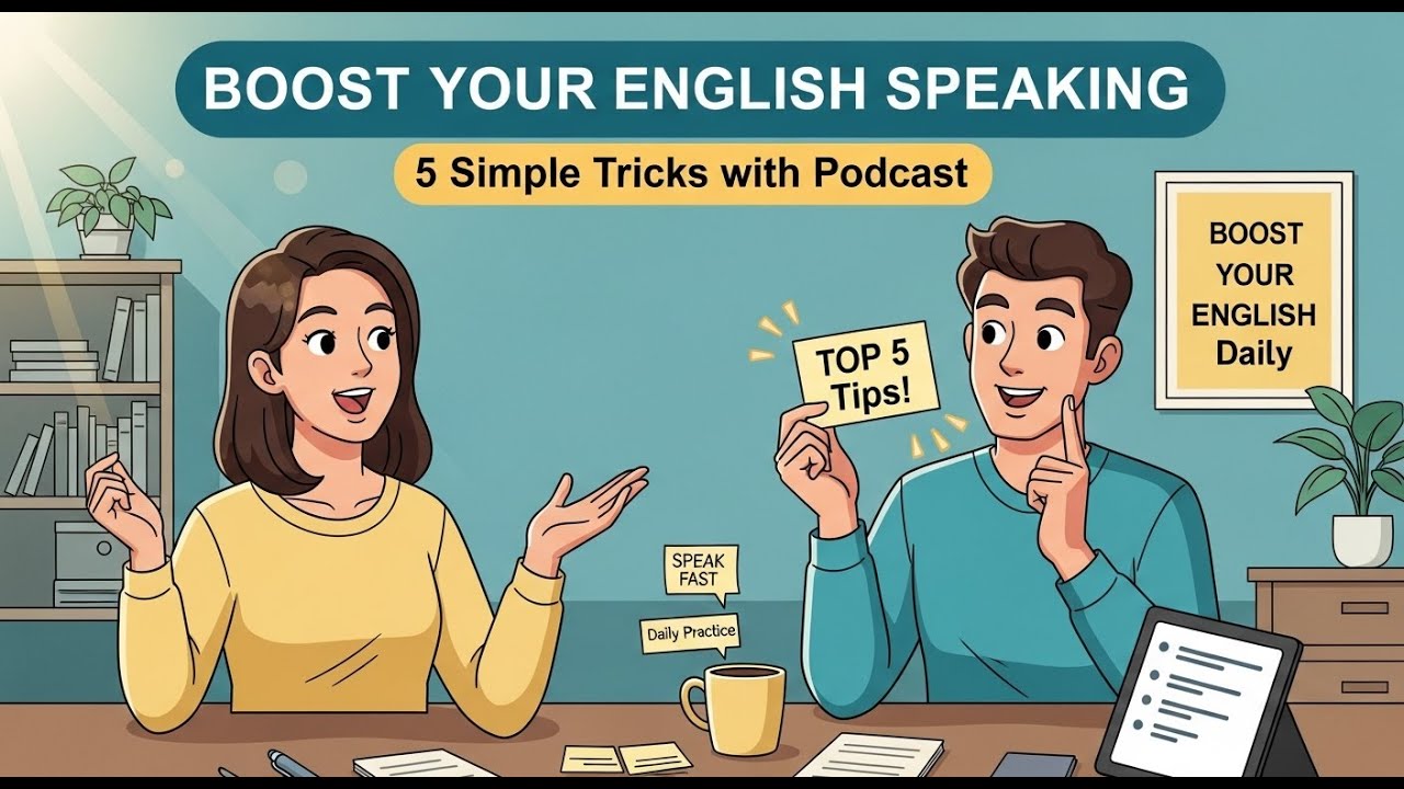 5 Simple Tricks to BOOST Your English Speaking Skills with Podcast ...
