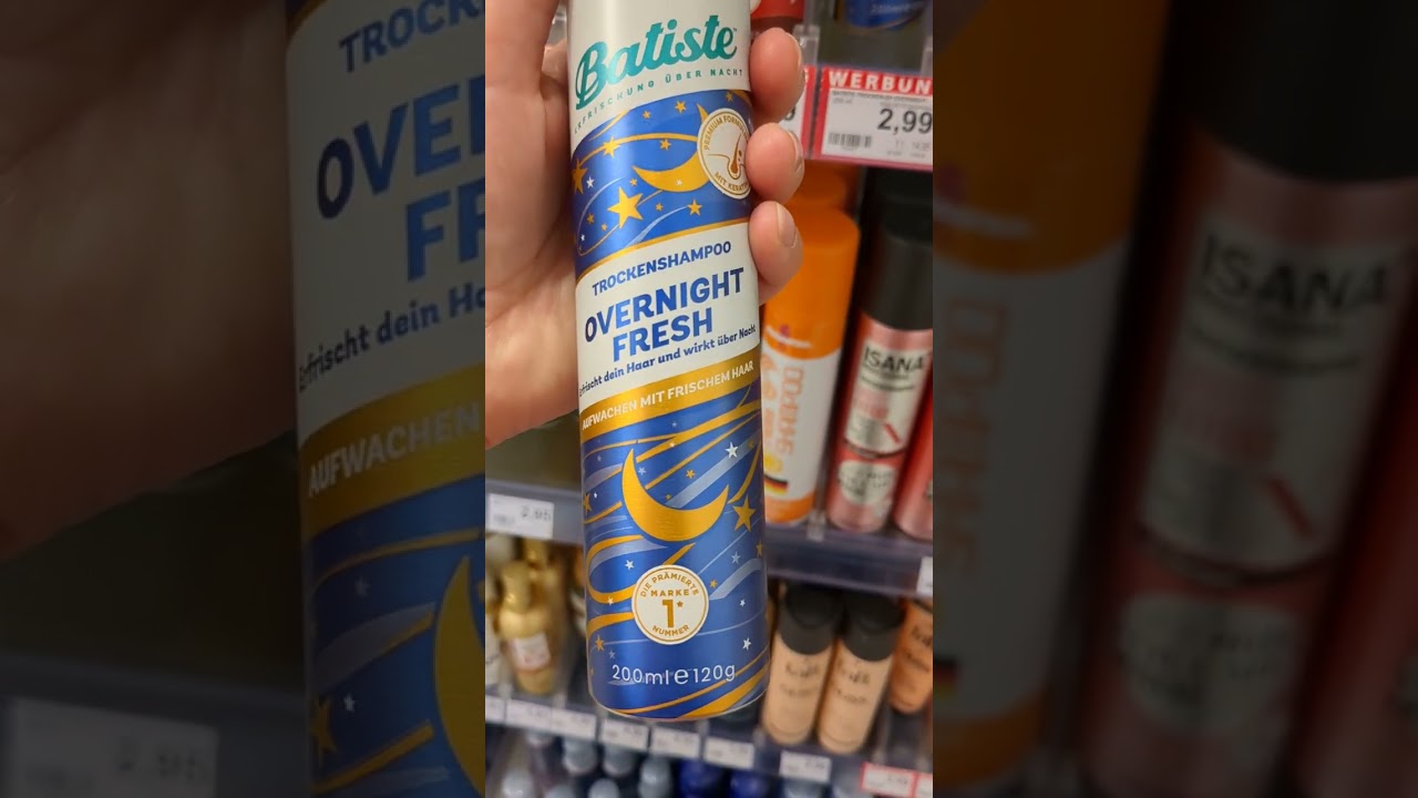 Der Preis für Trockenshampoo Batiste Overnight fresh