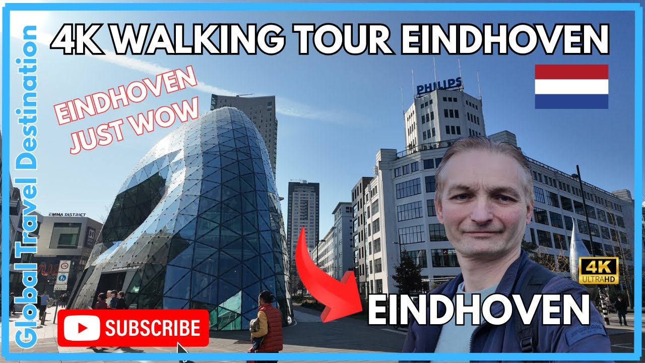 Eindhoven 4K Walking Tour: Explore Blooming Streets & Stunning Scenic Beauty