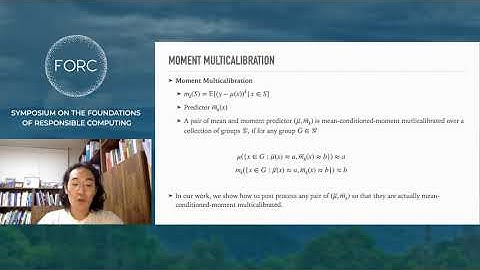 Moment Multicalibration for Uncertainty Estimation (5min)