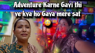 Aaj Main Gayi Adventure Island JBR 😍Maine Bhot Fun Kiya But... ye Kya ho gaya mere sat 😳🫣