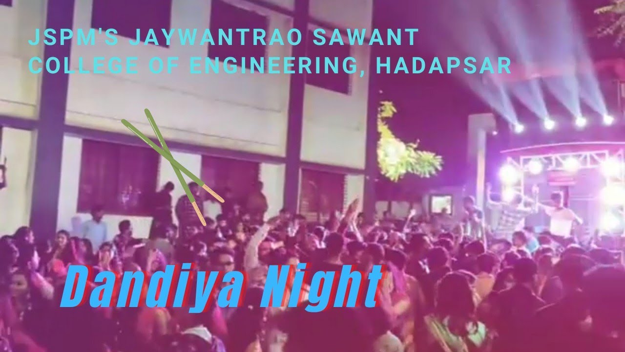Dandiya Night JSPM college jscoe Hadapsar pune Navratri special day
