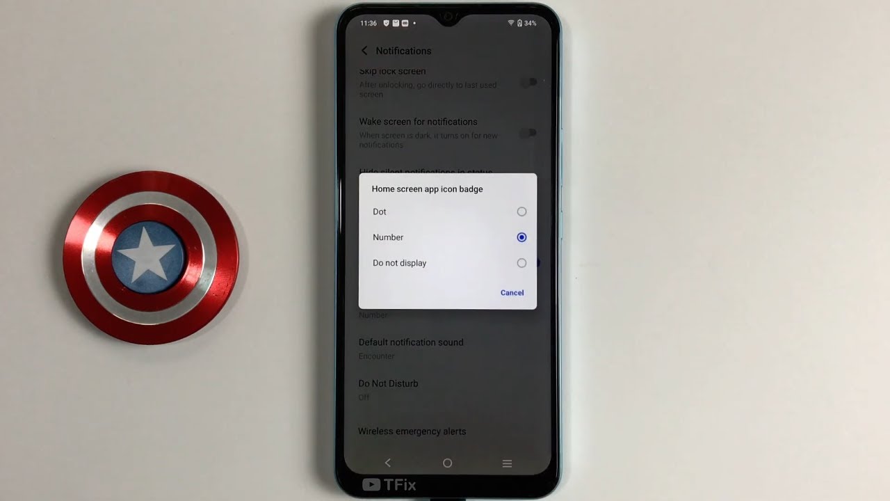 How to change Home Screen App Icon Badge on Vivo Y02s Android 12
