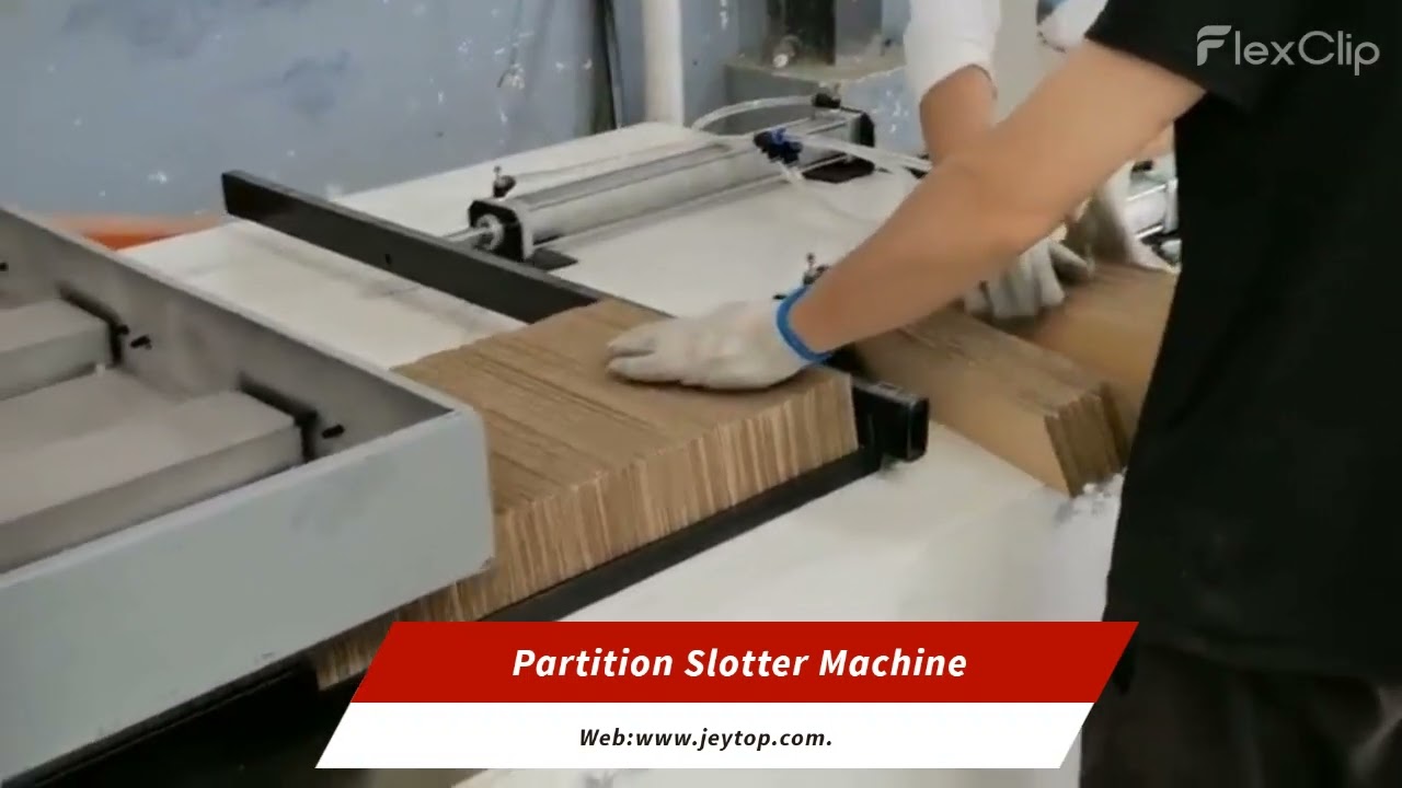 Partition slotter machine//Jeytop Carton Machinery