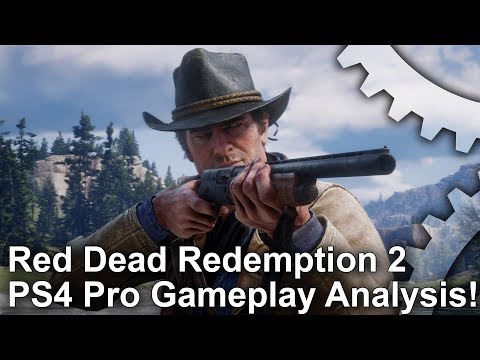 [4K] Red Dead Redemption 2 PS4 Pro First Look: Gameplay Trailer Analysis!