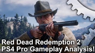 [4K] Red Dead Redemption 2 PS4 Pro First Look: Gameplay Trailer Analysis!