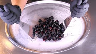 Homemade Blackberry Ice Cream - No Churn