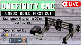 Onefinity Machinist X 35 CNC Unboxing, Setup and First Cut!  VIA The Edge Of Tech Net Worth