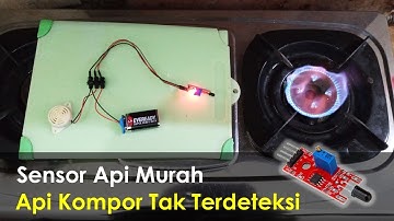 Review Sensor Api Murah KY-026 - Api Kompor Tak Terdeteksi