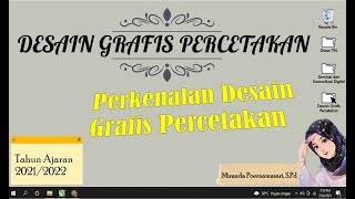 # PENGENALAN DESAIN GRAFIS PERCETAKAN