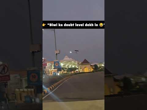 Biwi ka doubt level 😳😂 | Husband be like office me hu 🤣 #Shorts #shortsfeed #funny #comedy