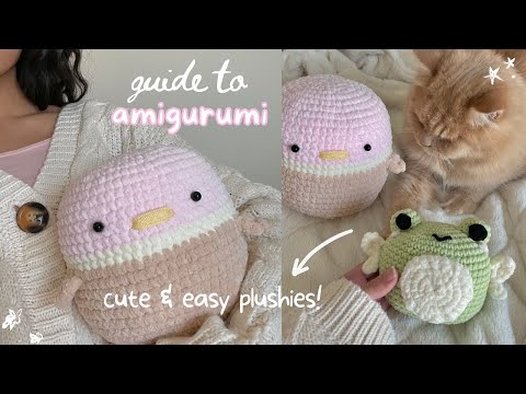 how to crochet ANY plushie + easy FAIRY FROG & DUCK tutorial with free  patterns 