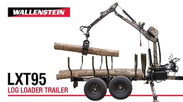 Wallenstein LXT95 Log Loader Trailer