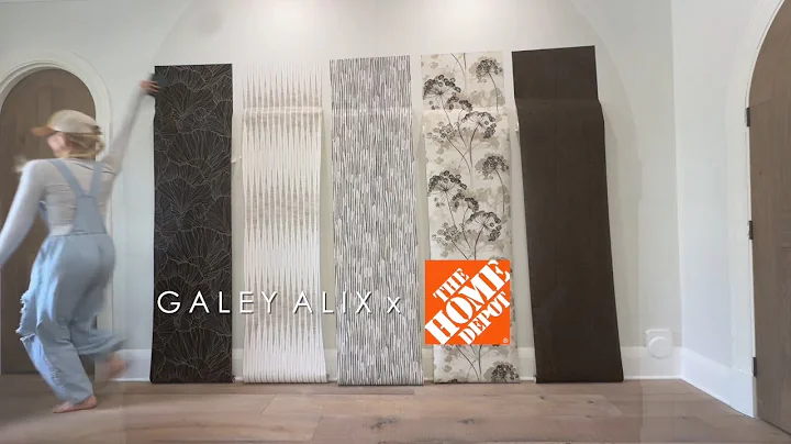 @galeyalixdesign x The Home Depot – How-To Peel & Stick Wallpaper