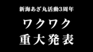 【3周年】歌枠&ワクワク重大発表【新海あざ丸】