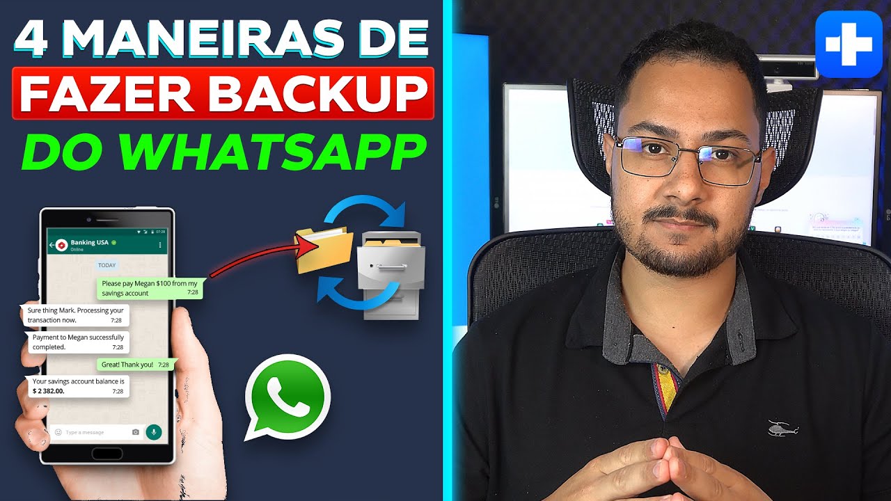 Como fazer BACKUP do WHATSAPP (MÉTODO RÁPIDO) Dr.Fone YouTube