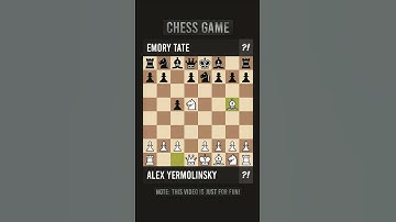 Andrew Tate’s dad - Emory Tate Loses in 9 Moves!!😯 | CHESS GAME | #Shorts
