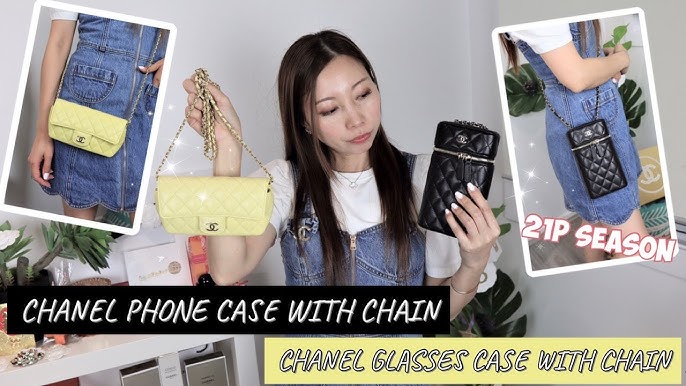 13 Ways to Carry  Chanel Glasses Case with Classic Chain 21P