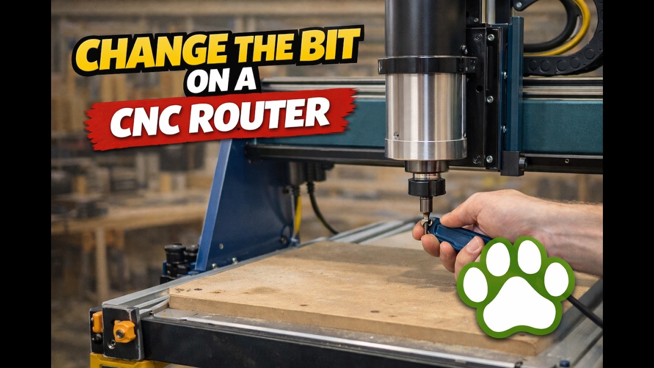 Changing Bits on a CNC Router