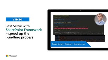 Fast Serve with SharePoint Framework – speed up the bundling process