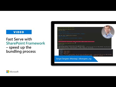 Fast Serve with SharePoint Framework – speed up the bundling process