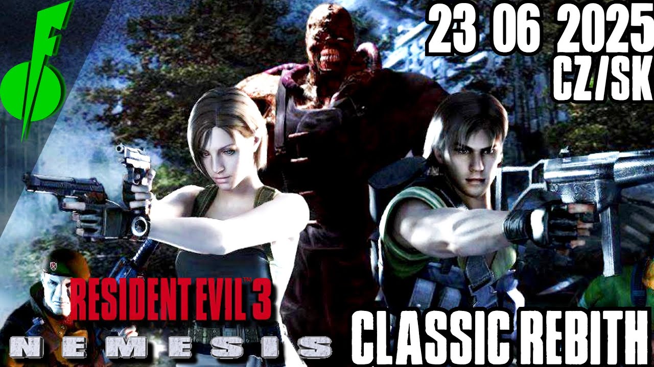 Resident Evil 3 Nemesis Classic Rebirth HD #2 CZ Stream 2025