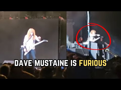 Dave Mustaine Gets Furious During Megadeth Show