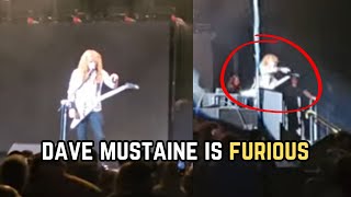Dave Mustaine Gets Furious During Megadeth Show